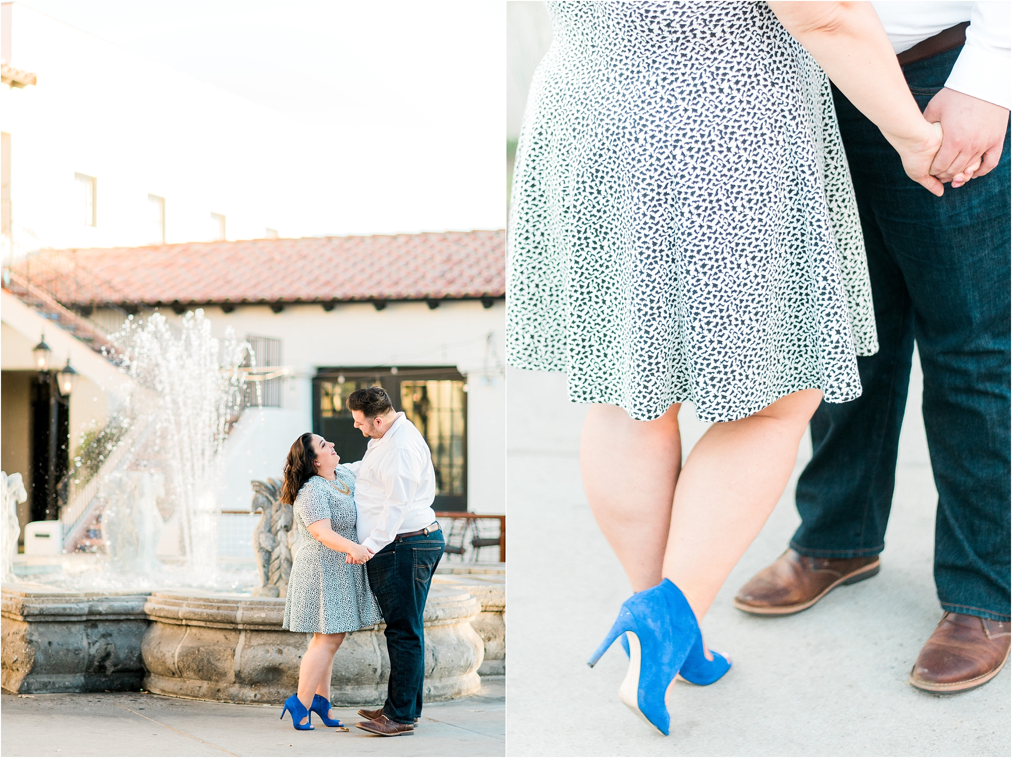 St Philip's Plaza engagement photos by Tucson Wedding Photographer | West End Photography