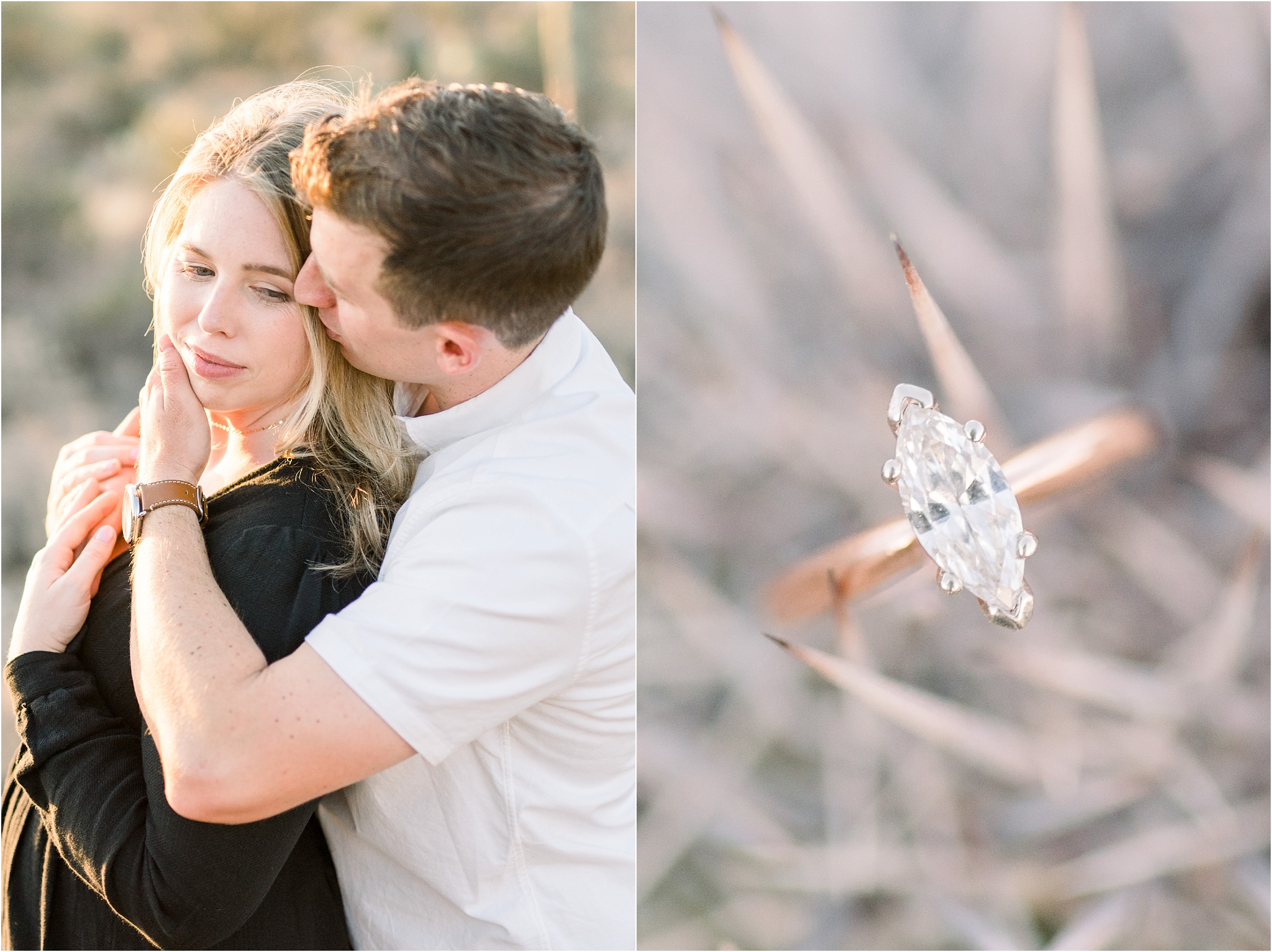 Gates Pass desert engagement session by Tucson Wedding Photographer Anne and Bryan