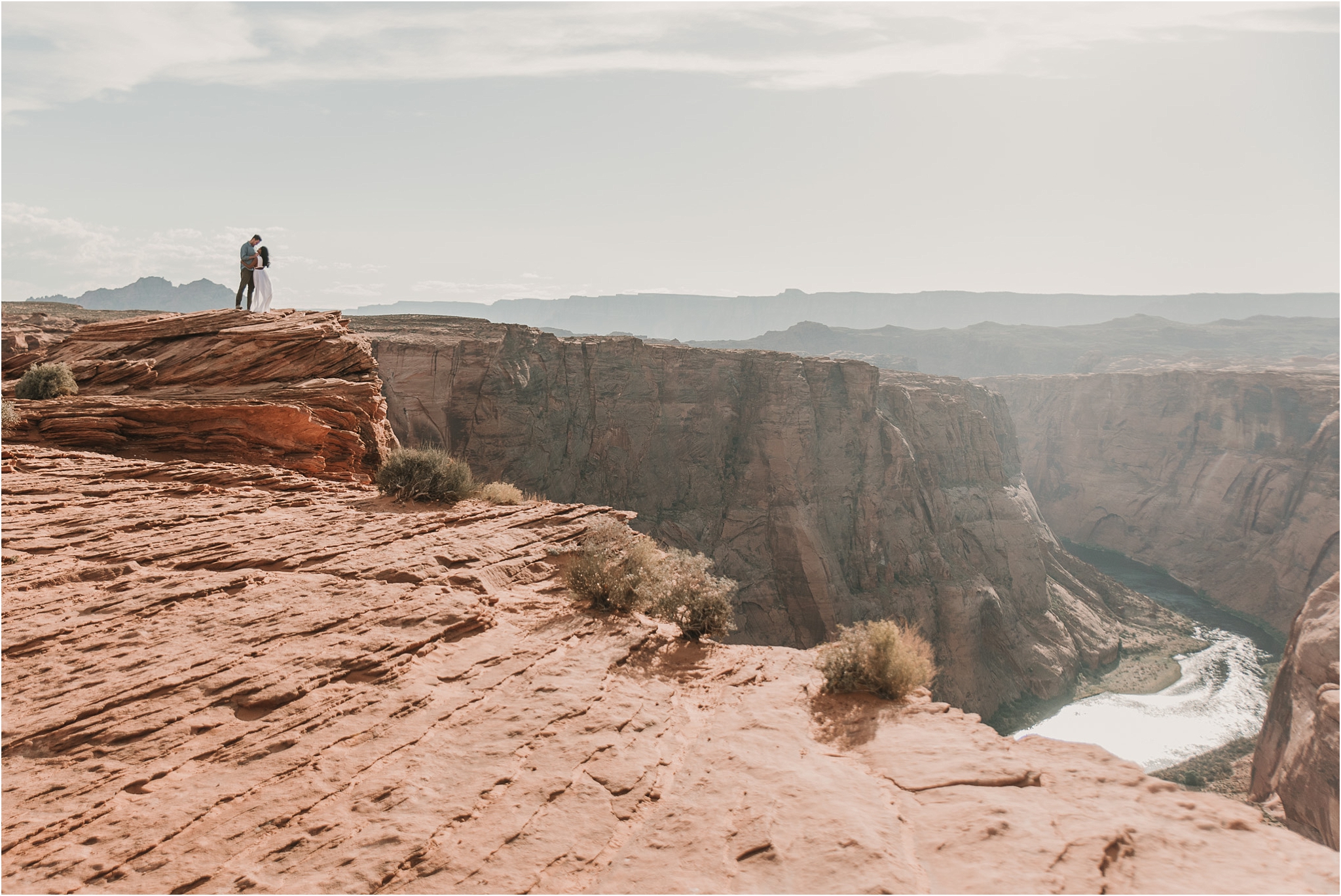 Epic Antelope Canyon and Horseshoe Bend Engagement Photos by Tucson Wedding Photographer Anh and Bryan | West End Photography