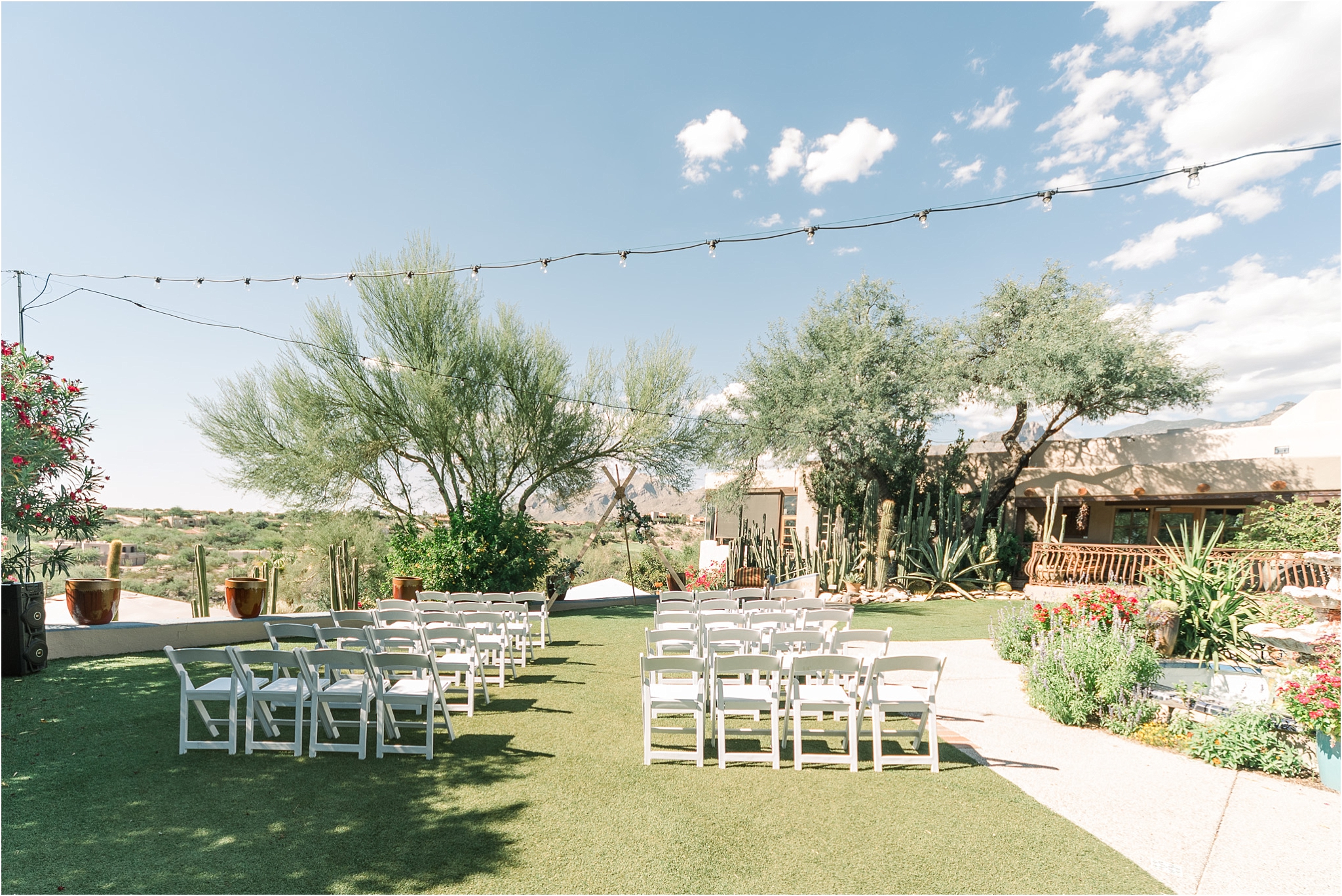 Hacienda Del Sol Wedding Tucson AZ Vanessa and Nate venue details | West End Photography