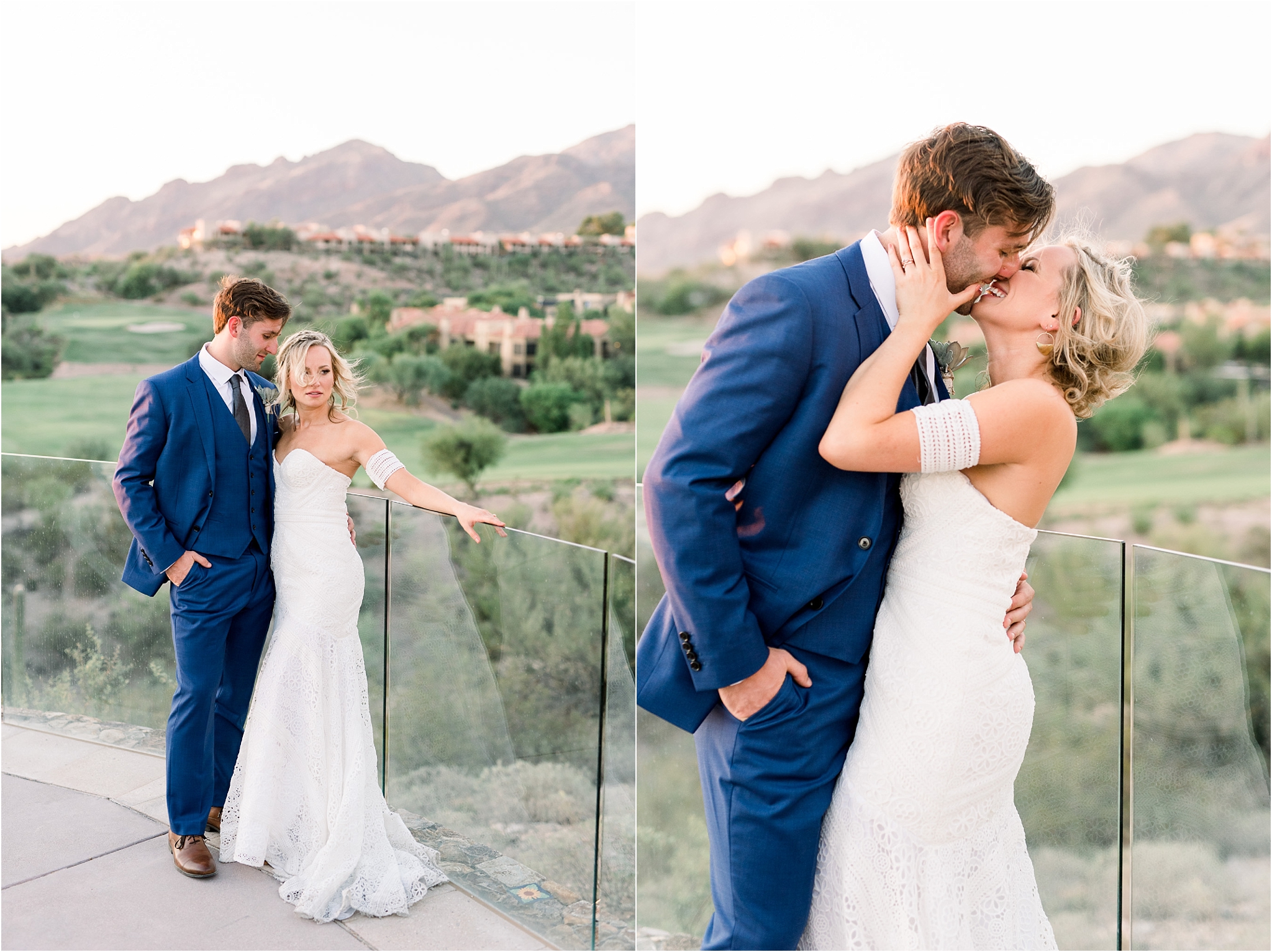 Hacienda Del Sol Wedding Tucson AZ Vanessa and Nate bride and groom portraits | West End Photography