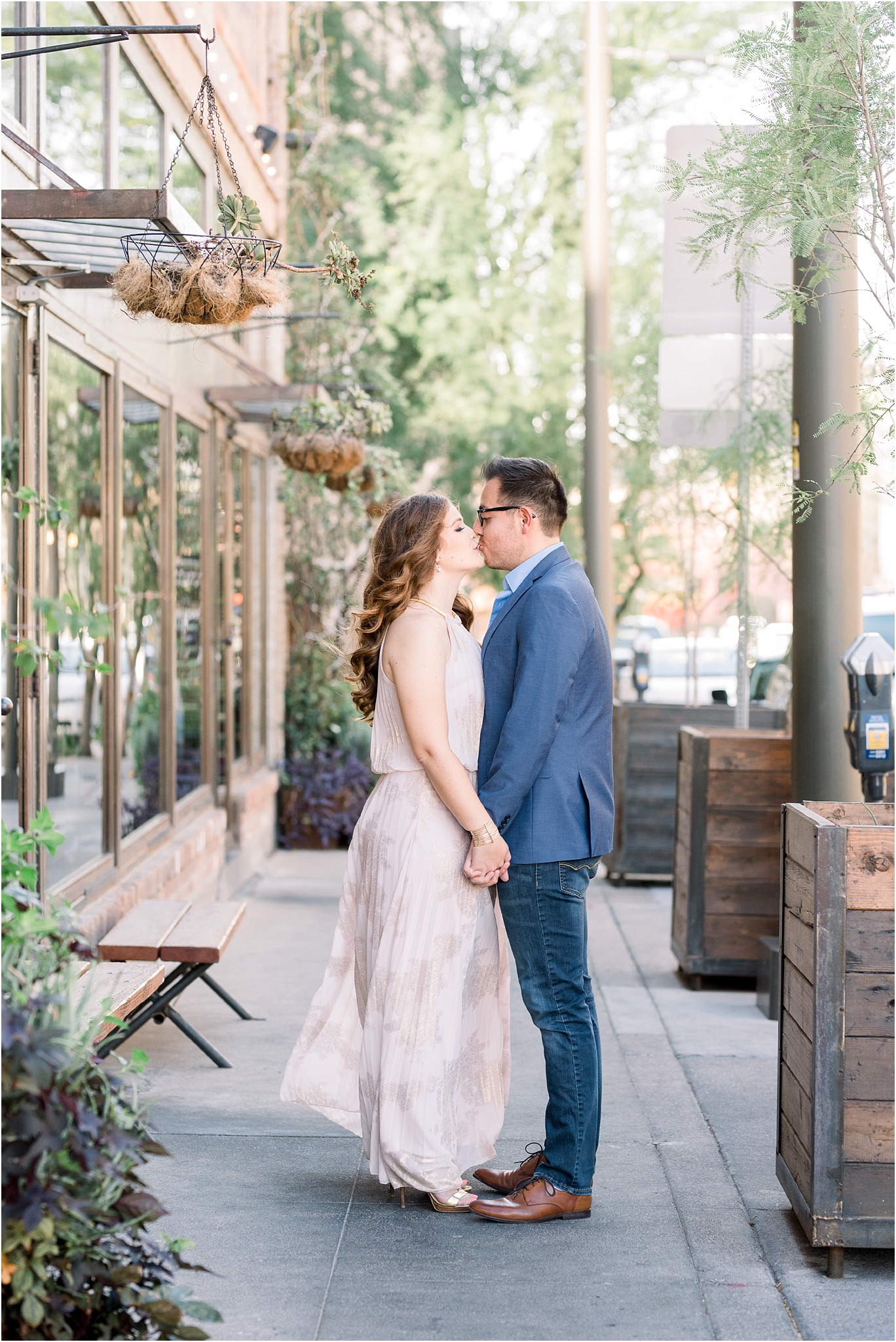Sentinel Peak and Downtown Tucson Engagement Photos by Tucson Wedding Photographer | West End Photography
