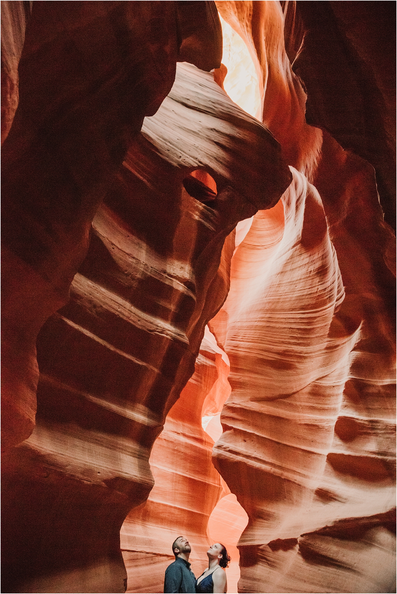 Stunning Proposal & Destination Engagement Photos at Antelope Canyon and Horseshoe Bend by Tucson Wedding Photographer Anh and Bryan | West End Photography