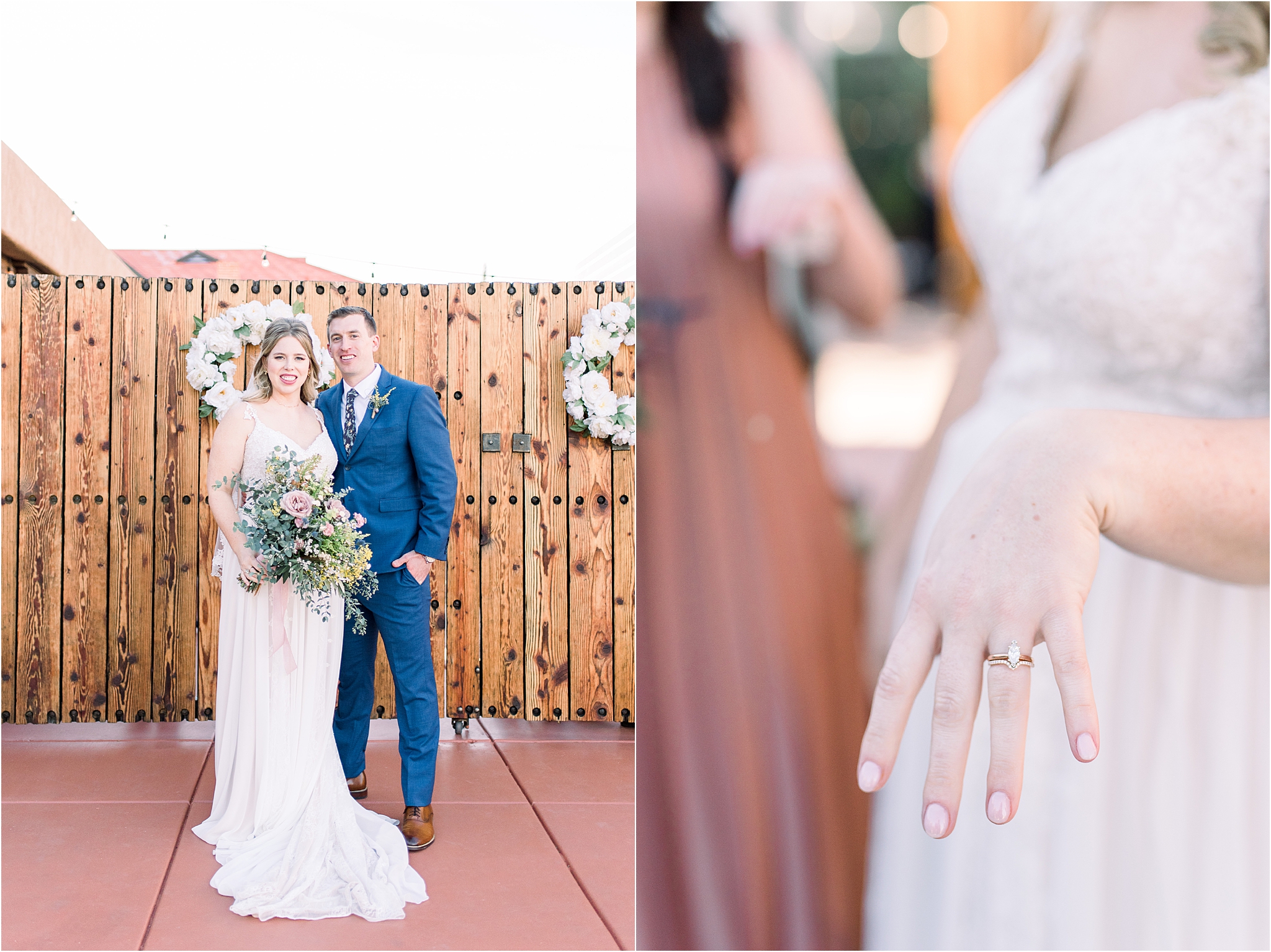 Stillwell House Wedding Tucson AZ Jessica and Dan bride and groom photos | Tucson Wedding Photographer | West End Photography