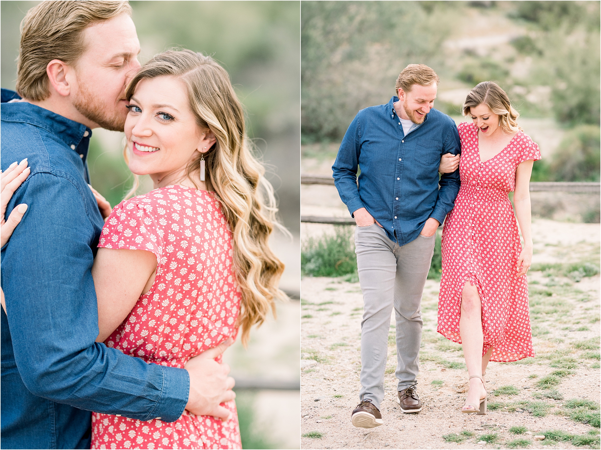 Scorpion Gulch and South Mountain Park engagement photos by Tucson Wedding Photographer Anh and Bryan | West End Photography
