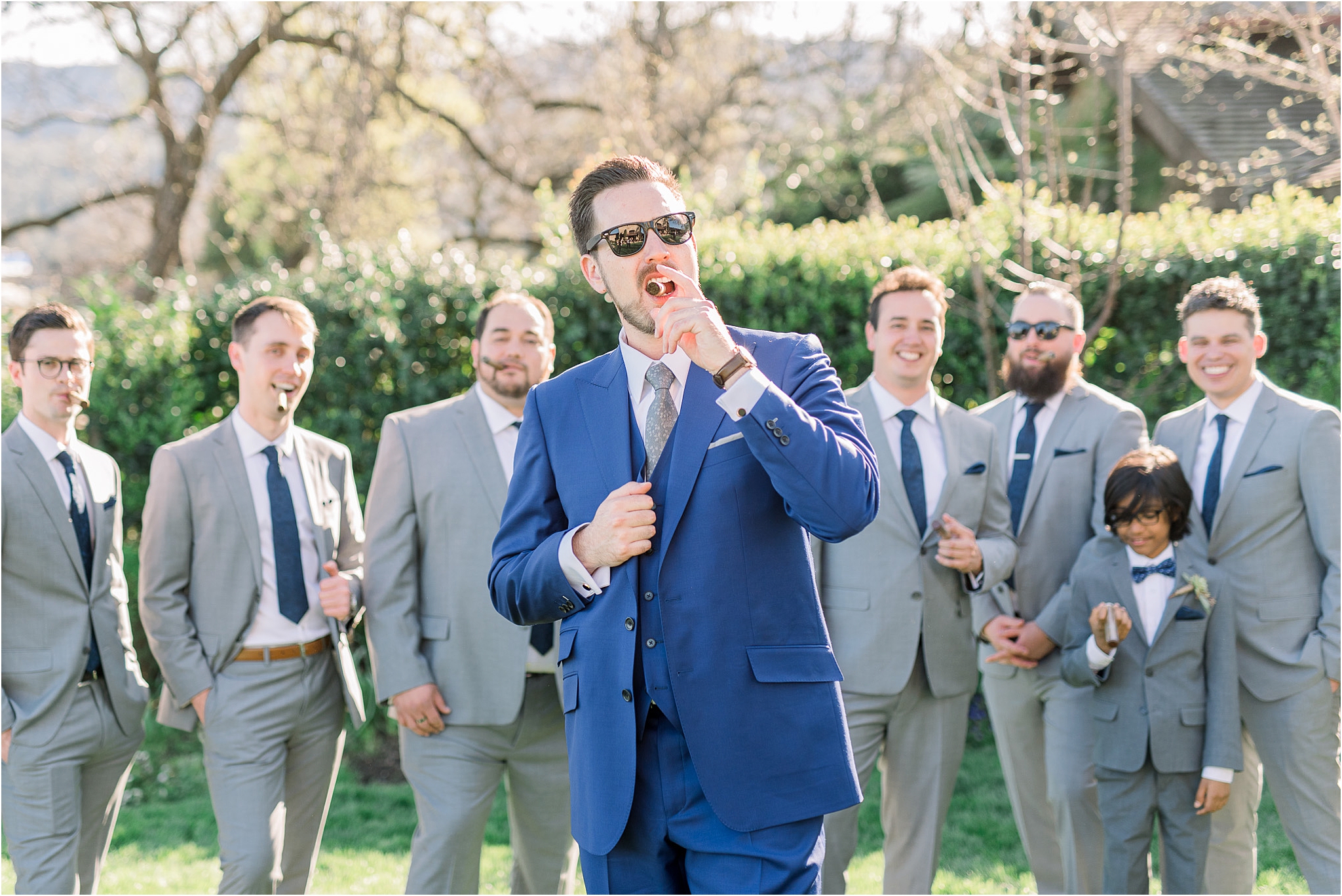 V. Sattui Winery Wedding | Napa Valley, CA | Annie and Pablo bridal party photos | Napa Valley Wedding Photographer | West End Photography