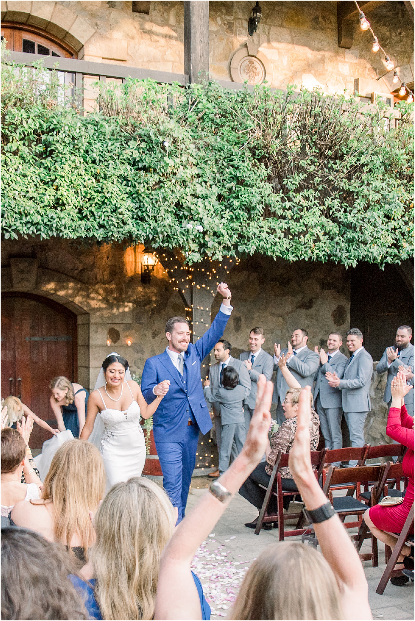 V. Sattui Winery Wedding | Napa Valley, CA | Annie and Pablo ceremony photos | Napa Valley Wedding Photographer | West End Photography