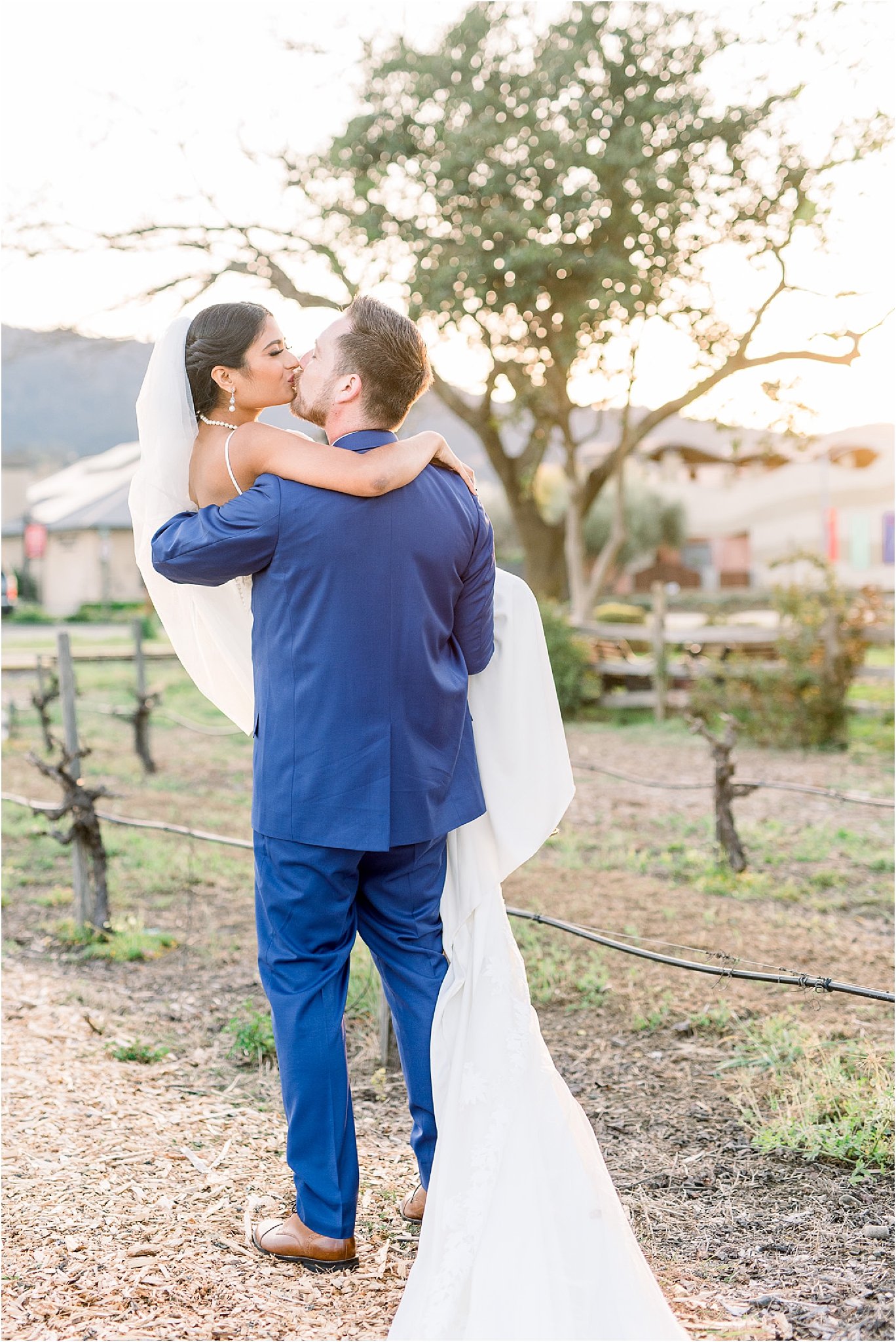 V. Sattui Winery Wedding | Napa Valley, CA | Annie and Pablo bride and groom photos | Napa Valley Wedding Photographer | West End Photography