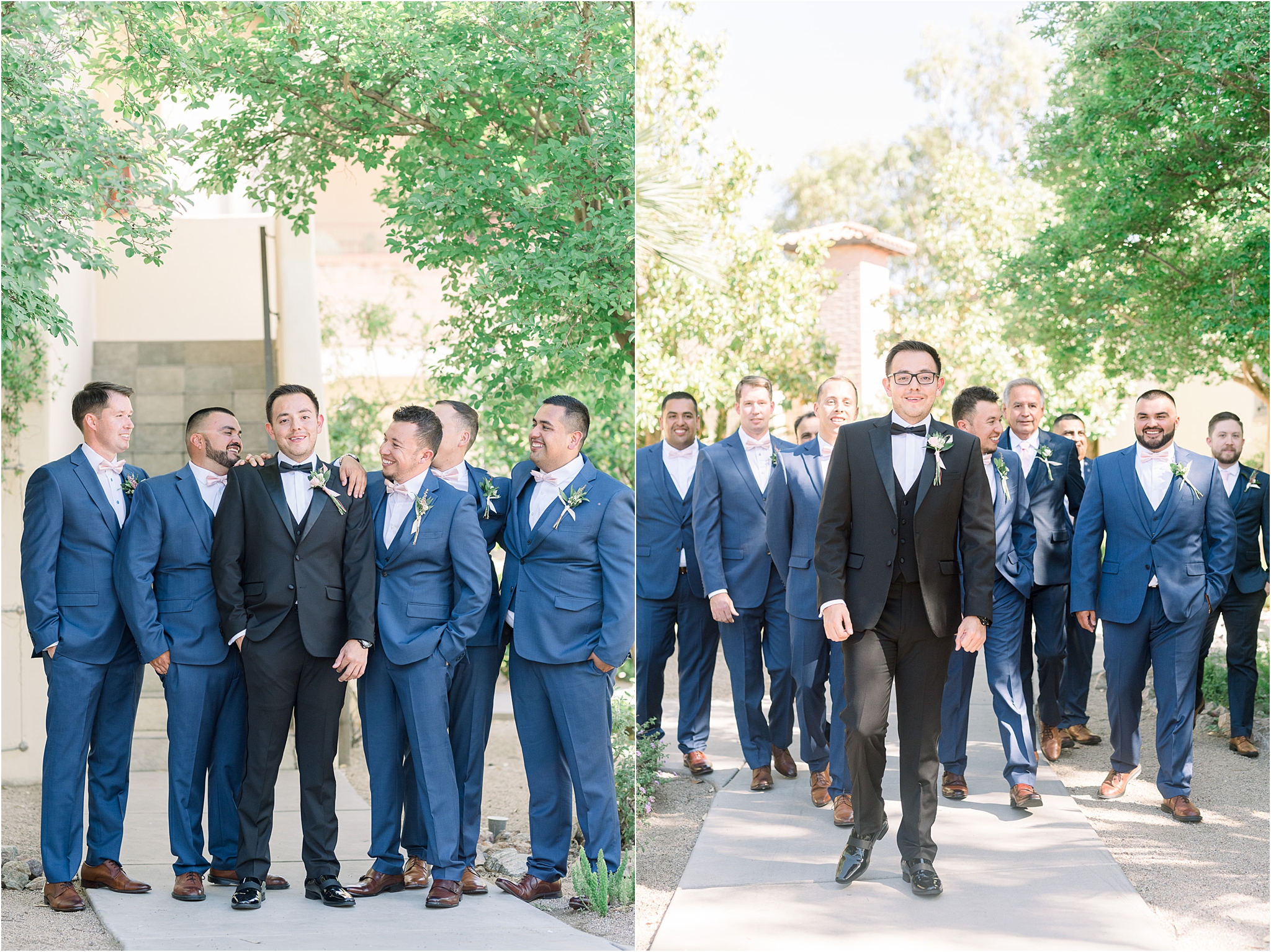 Omni Wedding Photographer | Tucson AZ | Ligia and Arturo bridal party photos | Tucson Wedding Photographer | West End Photography