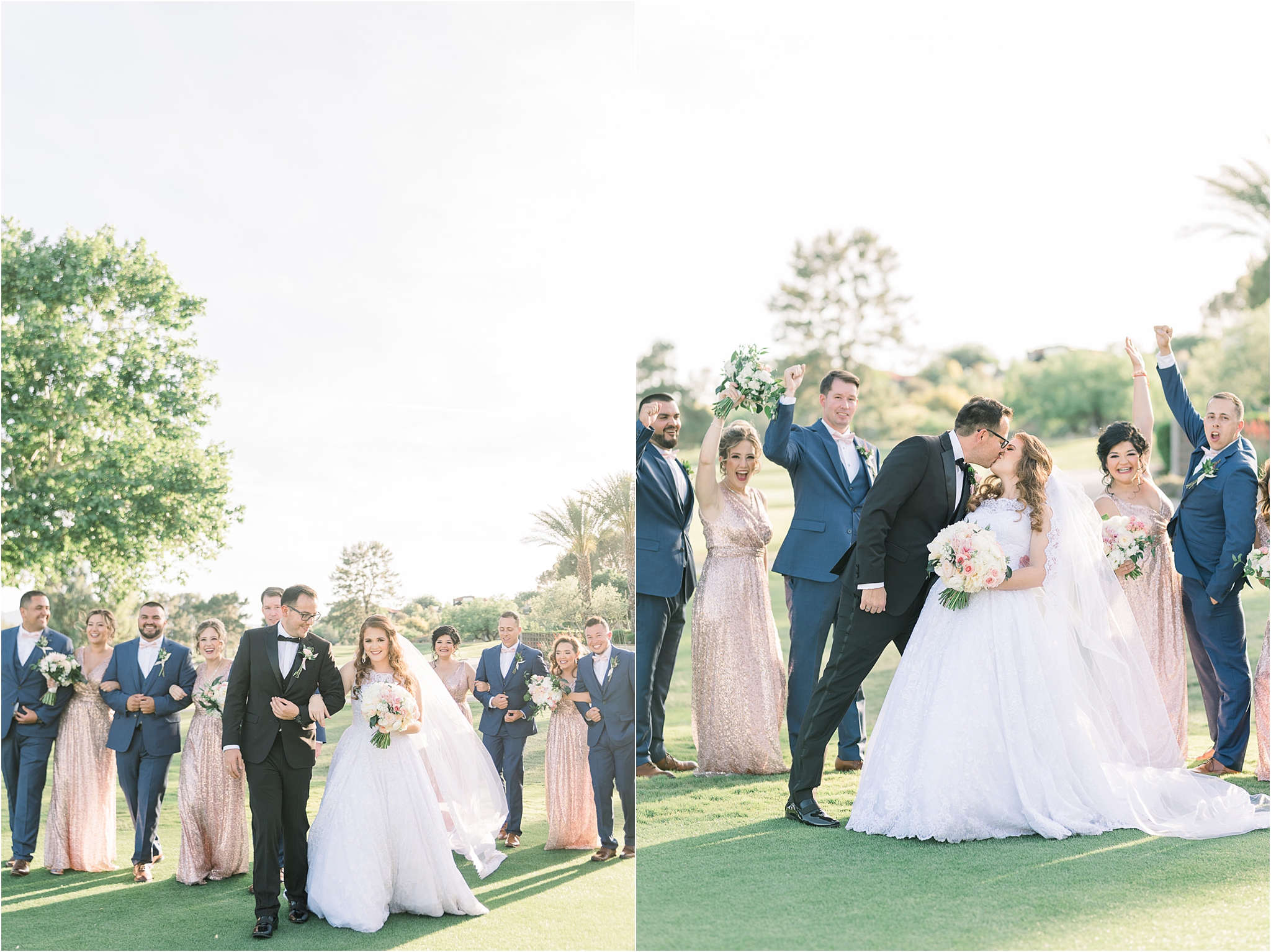 Omni Wedding Photographer | Tucson AZ | Ligia and Arturo bridal party photos | Tucson Wedding Photographer | West End Photography