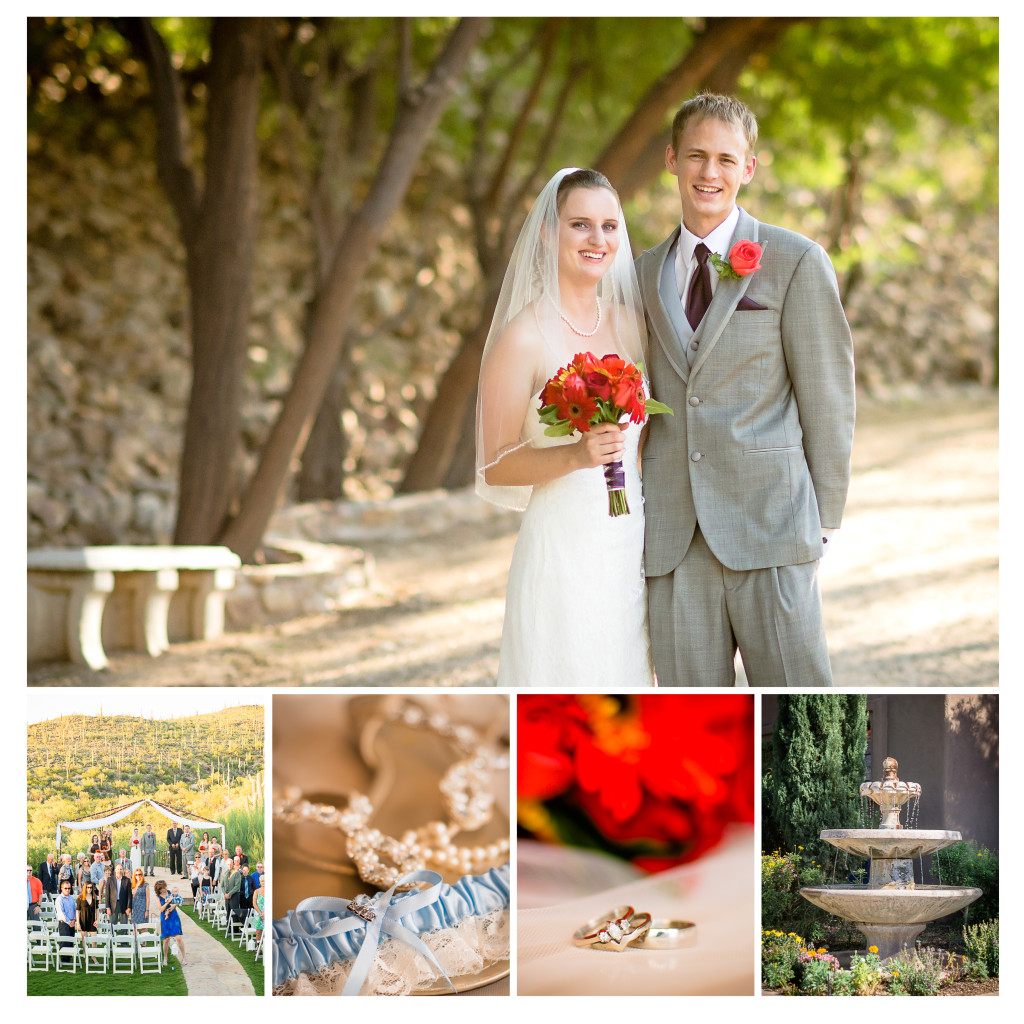 A romantic wedding affair in the heart of the desert at Saguaro Buttes