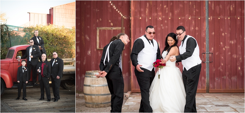 Elegant and rustic Windmill Winery wedding pictures by West End Photography