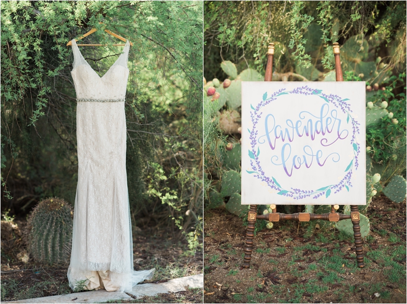 Lavender and green wedding styled shoot pictures by West End Photography