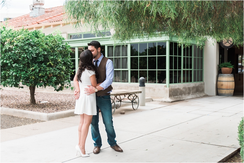 Downtown Tucson engagement session photo | Tucson wedding photographer | West End Photography