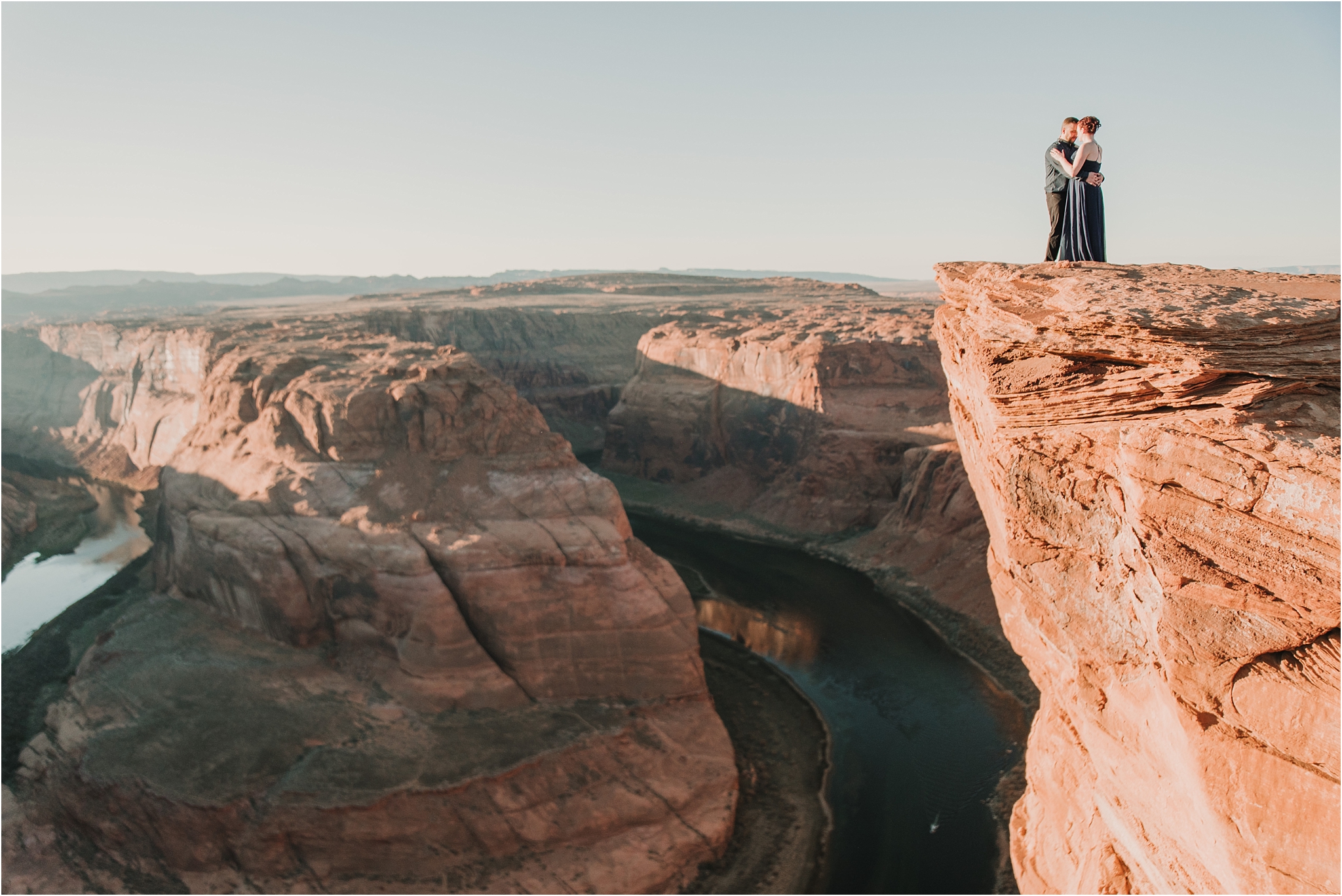 Stunning Horseshoe Bend and Antelope Canyon Engagement Photos by Tucson Wedding Photographer Anh and Bryan | West End Photography